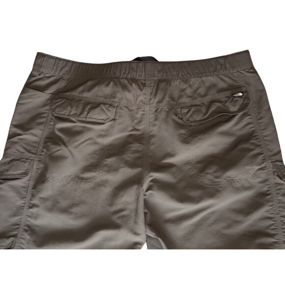 The North Face Men's Convertible Pants Zips To Shorts XXL Taupe Cargo Belted 2XL - Picture 7 of 16